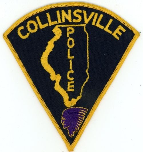 ILLINOIS IL COLLINSVILLE POLICE NICE SHOULDER PATCH SHERIFF