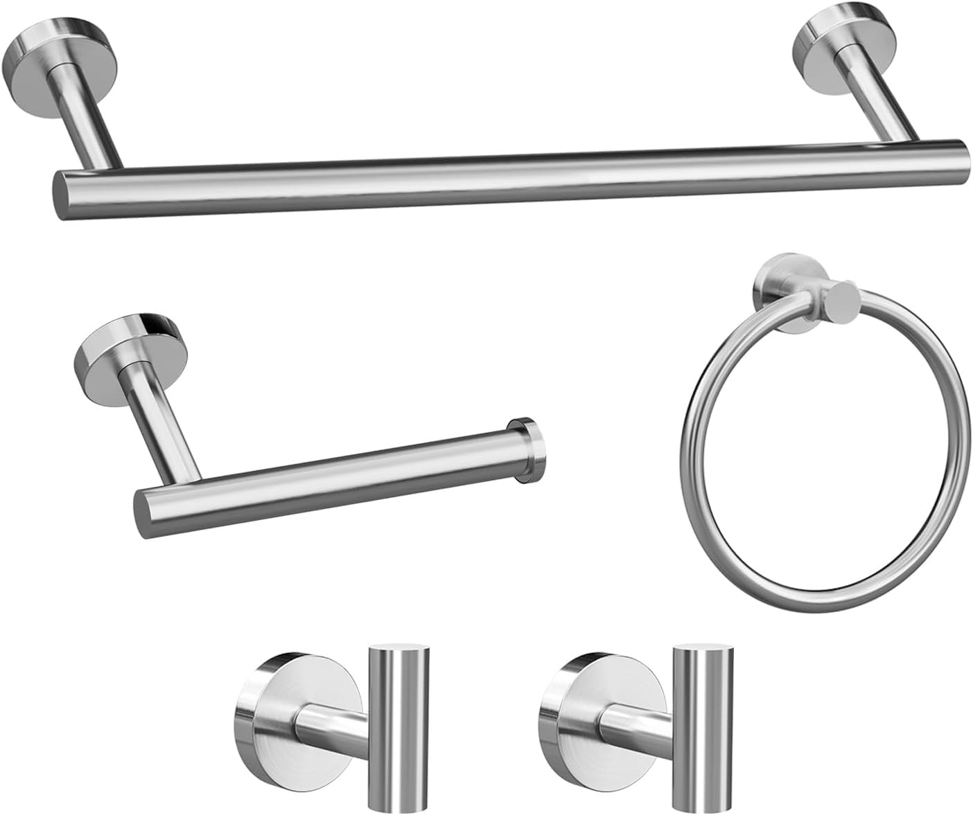 Bathroom Hardware Towel Bar Set -Brushed Nickel Bathroom Accessories Set