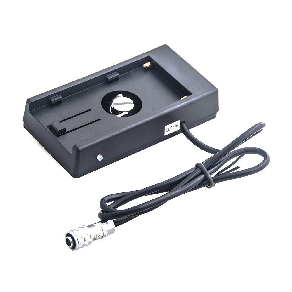 DC5.5 12V Power Supply Plate Adapter for Sony F970 F960 F770 F750 Camera