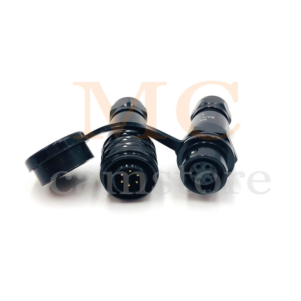 WEIPU SA12 6pin bulkhead aviation plug socket circular connector waterproof IP67