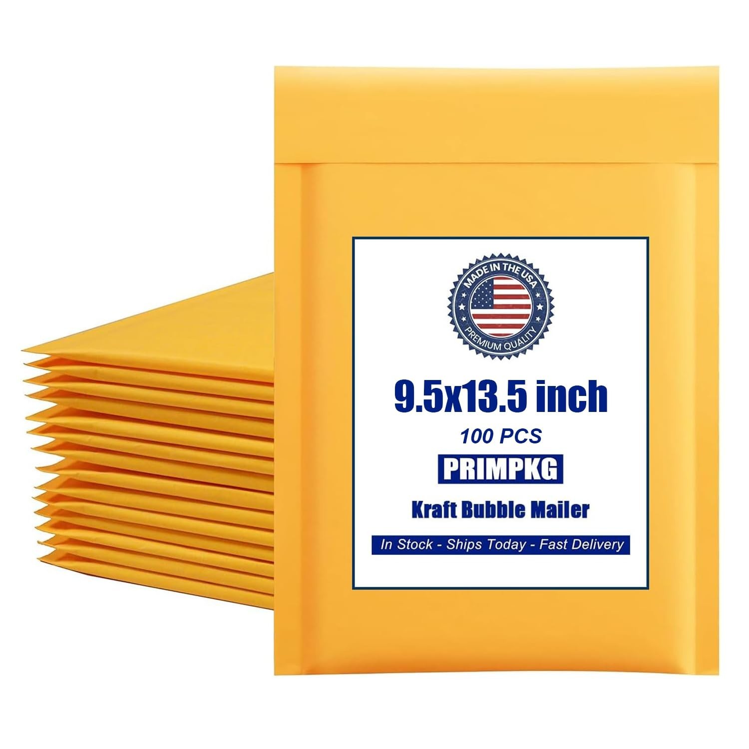 Bubble Mailer Envelopes, 50 Pack Kraft Padded Envelopes, Large Bubble Mailers...