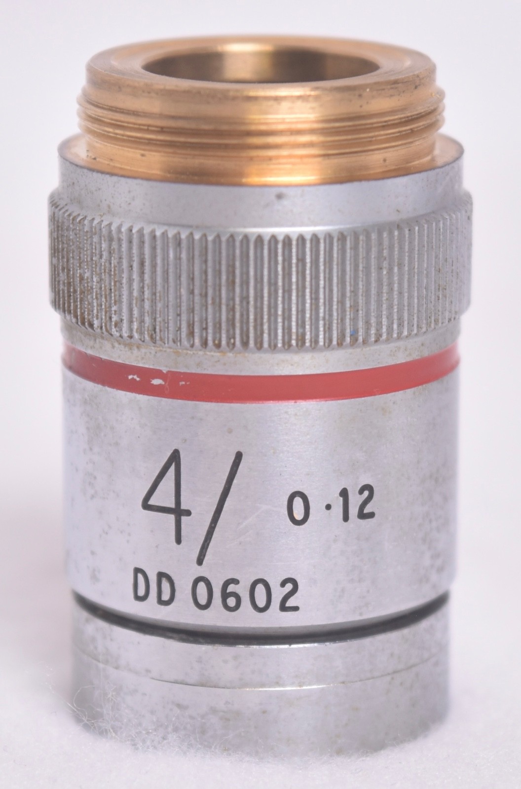 Vickers Microplan Objective Optics Microscope Lens 4/0-12 DD0602