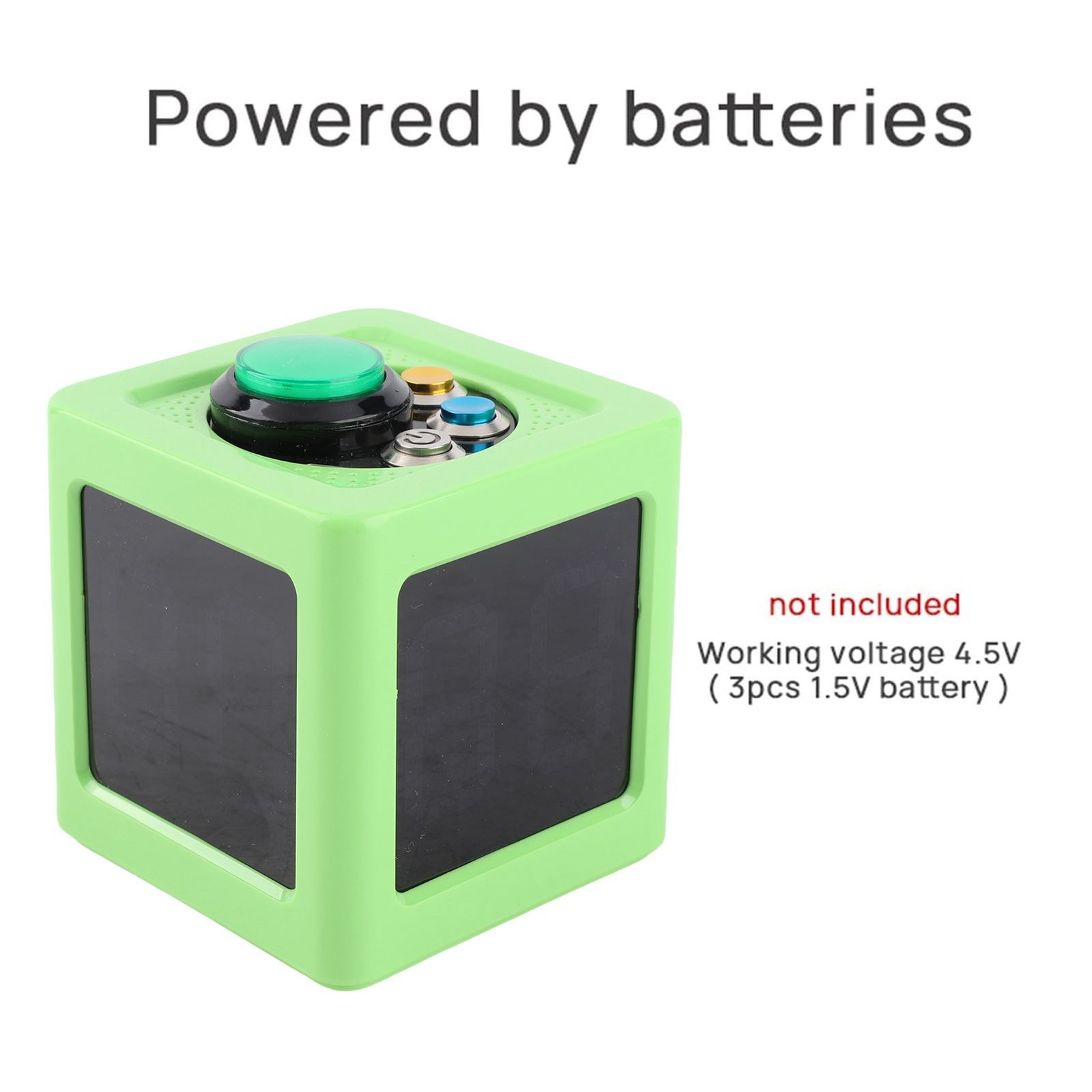 ♡ Cube Timer 1.4in 4 Sided Digital Shot Countdown Stopwatch For Private Poker