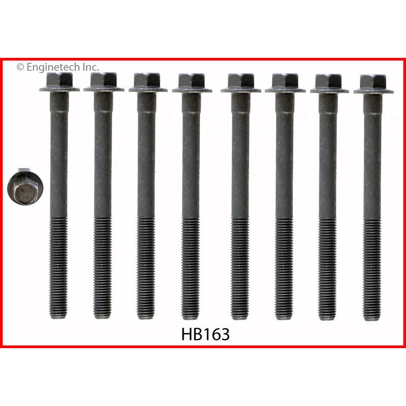 Enginetech Engine Cylinder Head Bolt Set HB163;