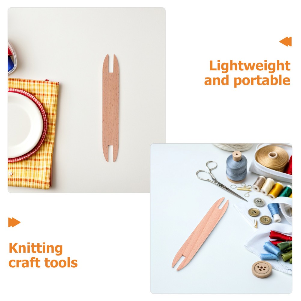 4 PCS Knitting Tools and Accessories Knitted Shuttle DIY Weaving