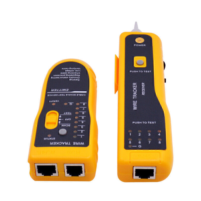 RJ45 Telephone Wire Tracker Ethernet Receiver Cable Tester Detector Line Locator