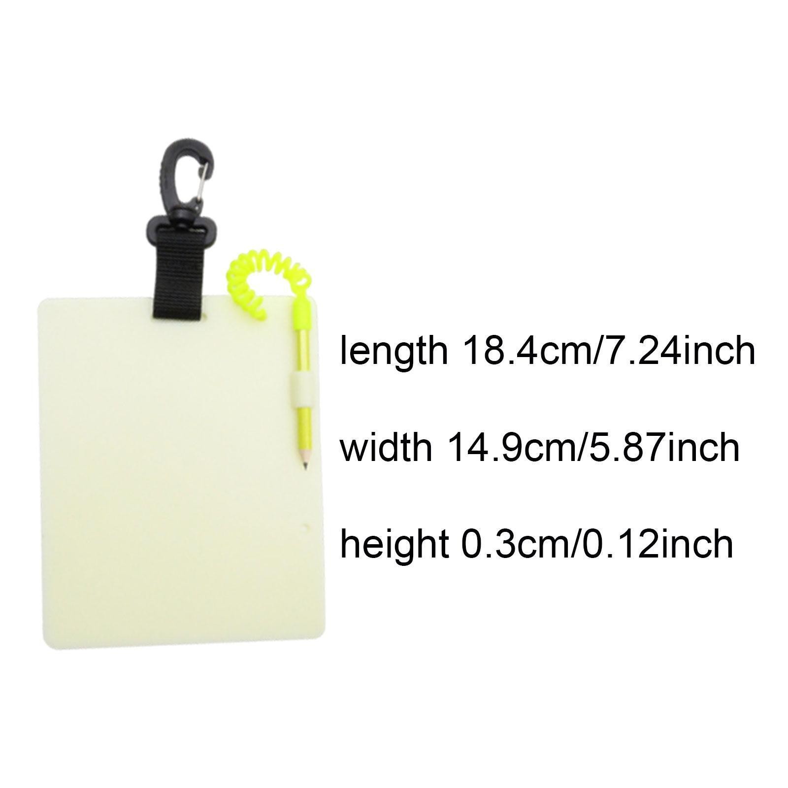 Diving Writing Slate Underwater Gear Write Wordpad