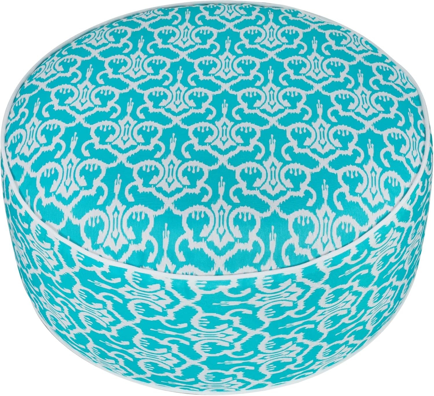 Inflatable Outdoor Ottoman with Air Pump,20"x9" Portable Patio Pouf,Water Res...