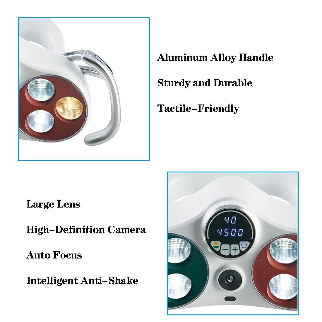 Dental LED Operation Light Oral Sensor Lamp with HD Camera Ceiling-Mounted P183