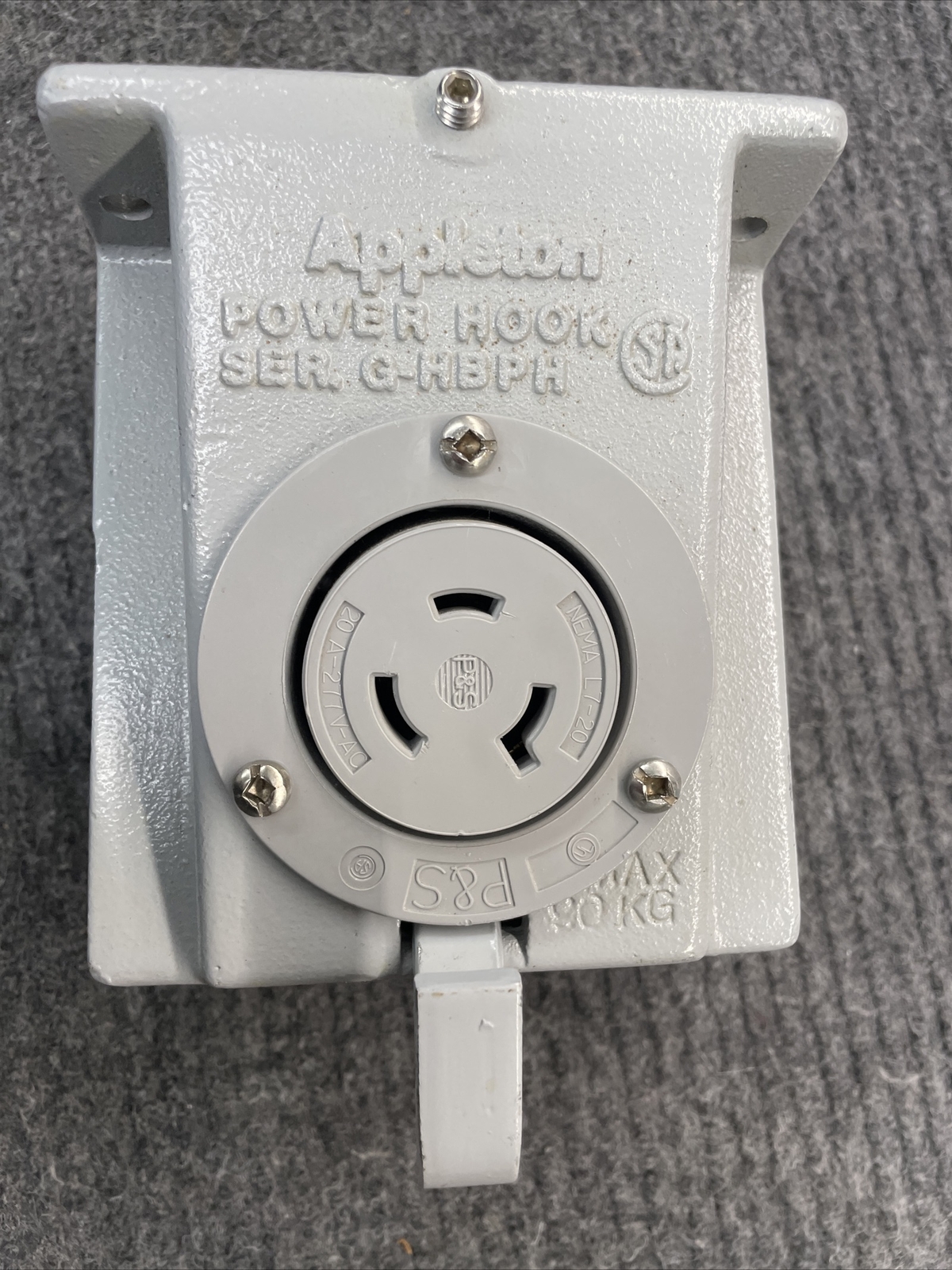 Appleton G-HBPH Cord and Loop Fixture Hanger nEMA L7-20 20a 277v 90kg