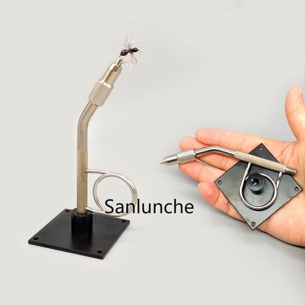 Travel Fly Tying Vise Pocket Size Vise for Hook Size 14--20# Diy Lure Make Tools
