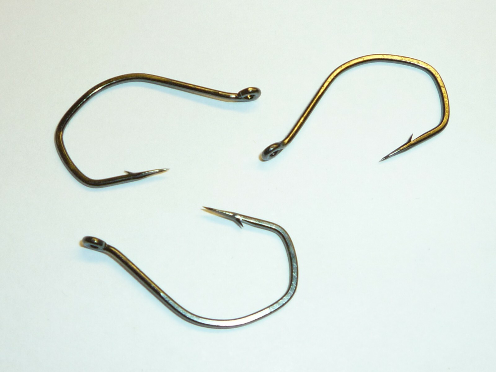 (100) VMC 7119BN DROP SHOT HOOKS (SIZE 2) BLACK-NICKEL (BULK) 7119 BN