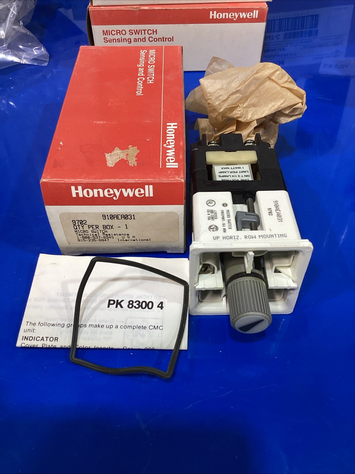 Honeywell 910AEA031 Micro Switch Rotary Switch Operator 1 Watt Max 