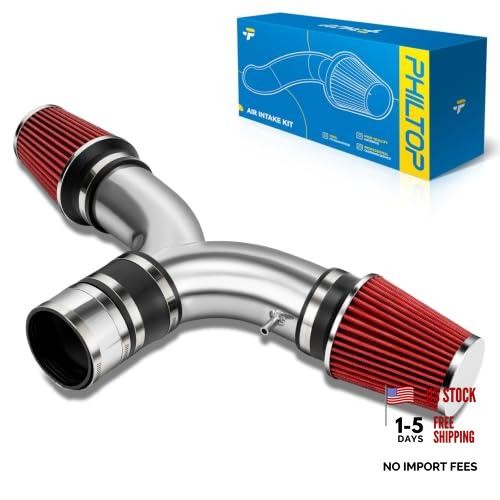 3.5" Cold Air Intake Kit for 2004-2009 Dodge 2003-2008 Ram 1500/2500/3500 Red