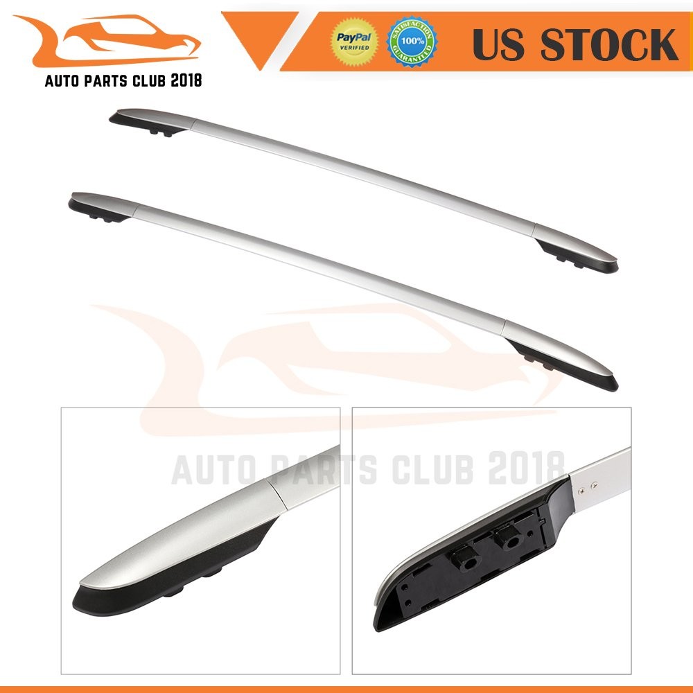 For Toyota RAV4 4Dr 13-14 Silver Roof Rack Cross Bars 2x 2pcs Aluminum US Stock