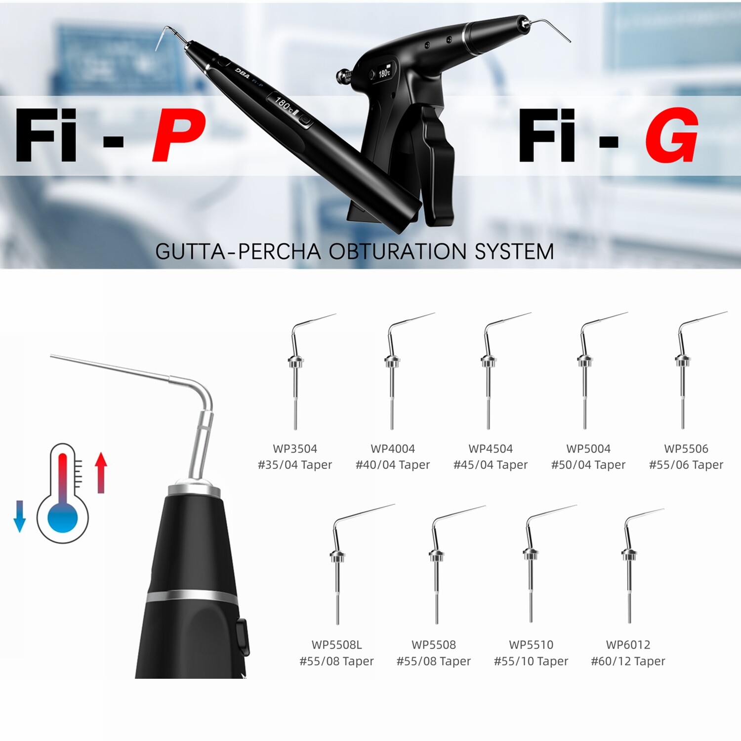 Woodpecker Obturation Gun & Pen Needles Tips Gutta Percha System FI-G FI-P FI-E