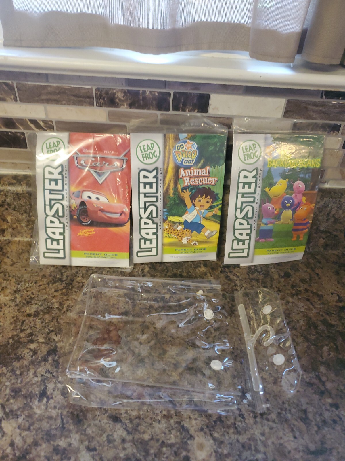 LOT 3 LEAPFROG LEAPSTER LEARNING Cars, the backyardigans, and go Diego go