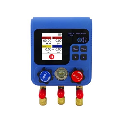LT670 Digital Refrigerant Gauge Set with 92 Digital Manifold Gauges