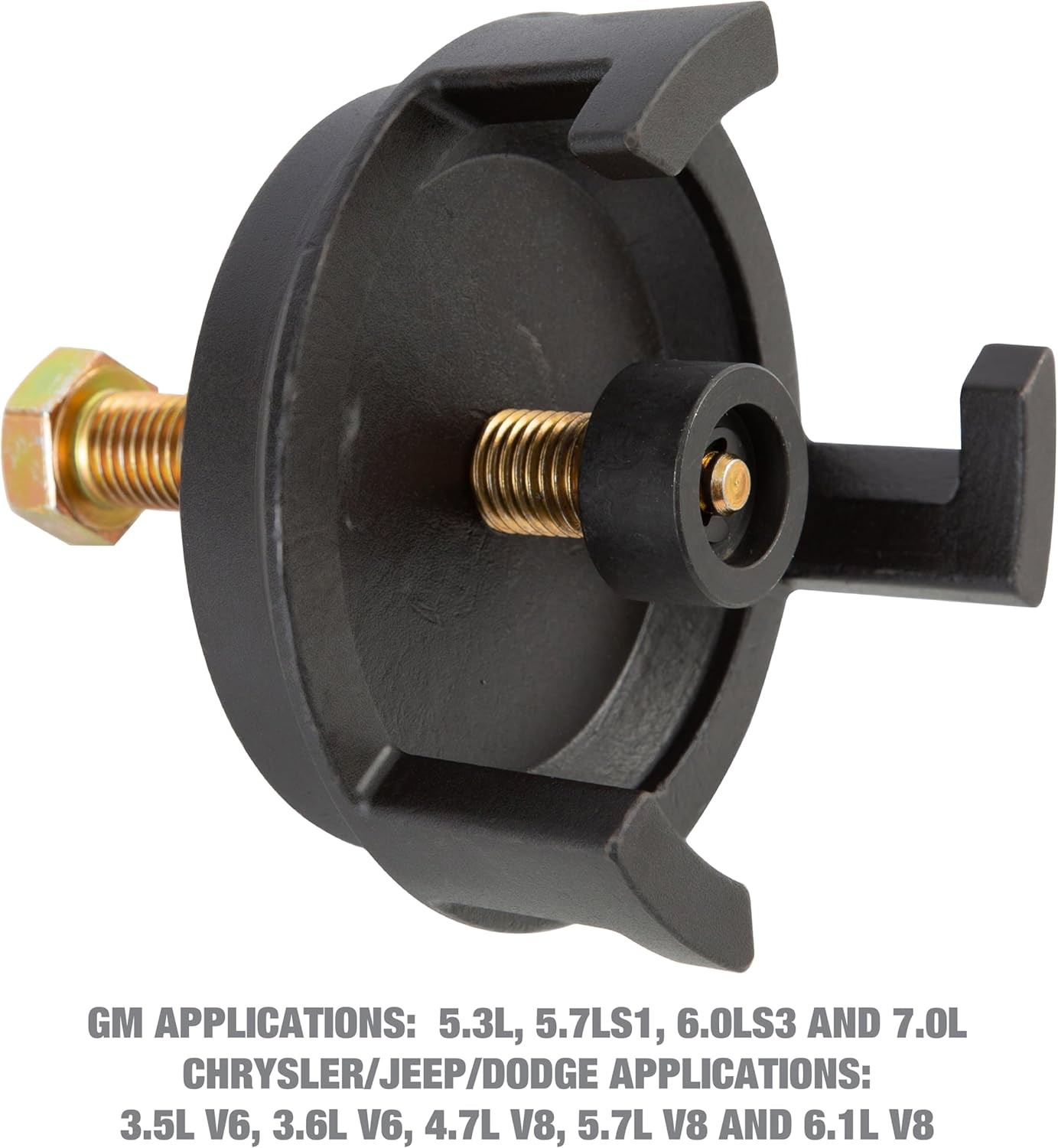 OEMTOOLS 25264 GM Harmonic Balancer Puller, LS Crank Pulley GM, Multi