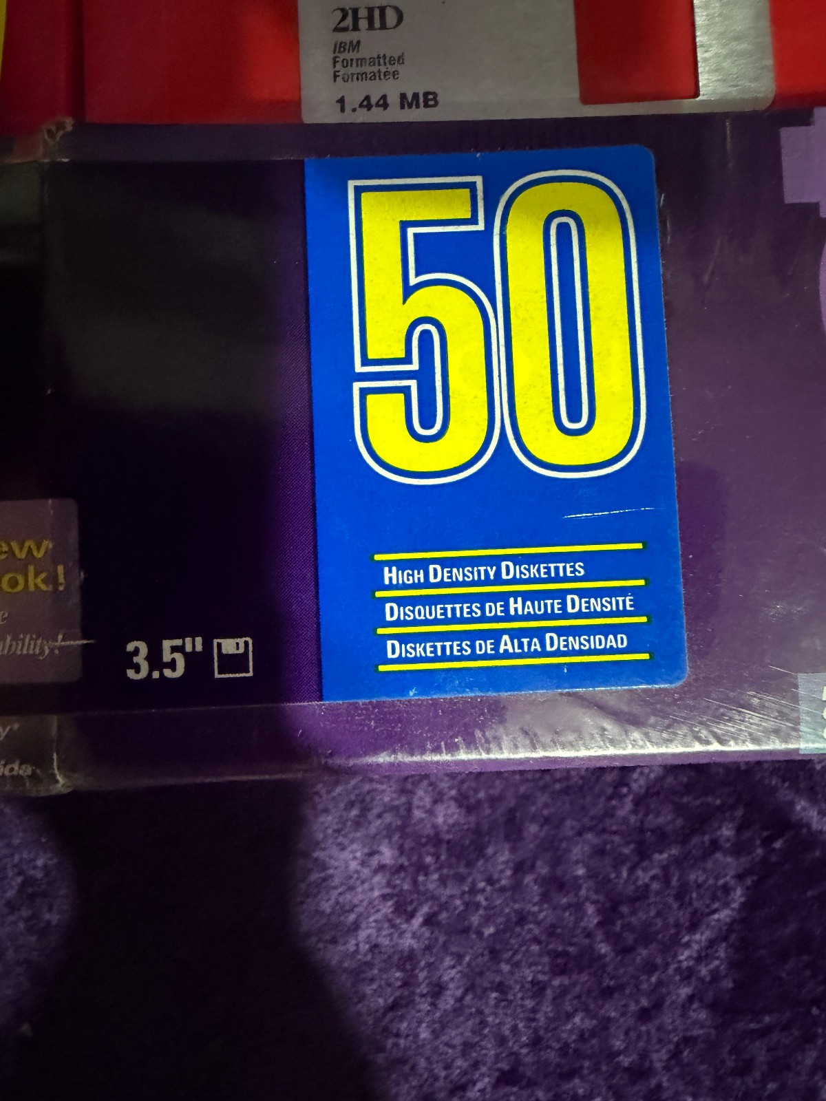 Imation 2HD Floppy Disks pak 50 Count