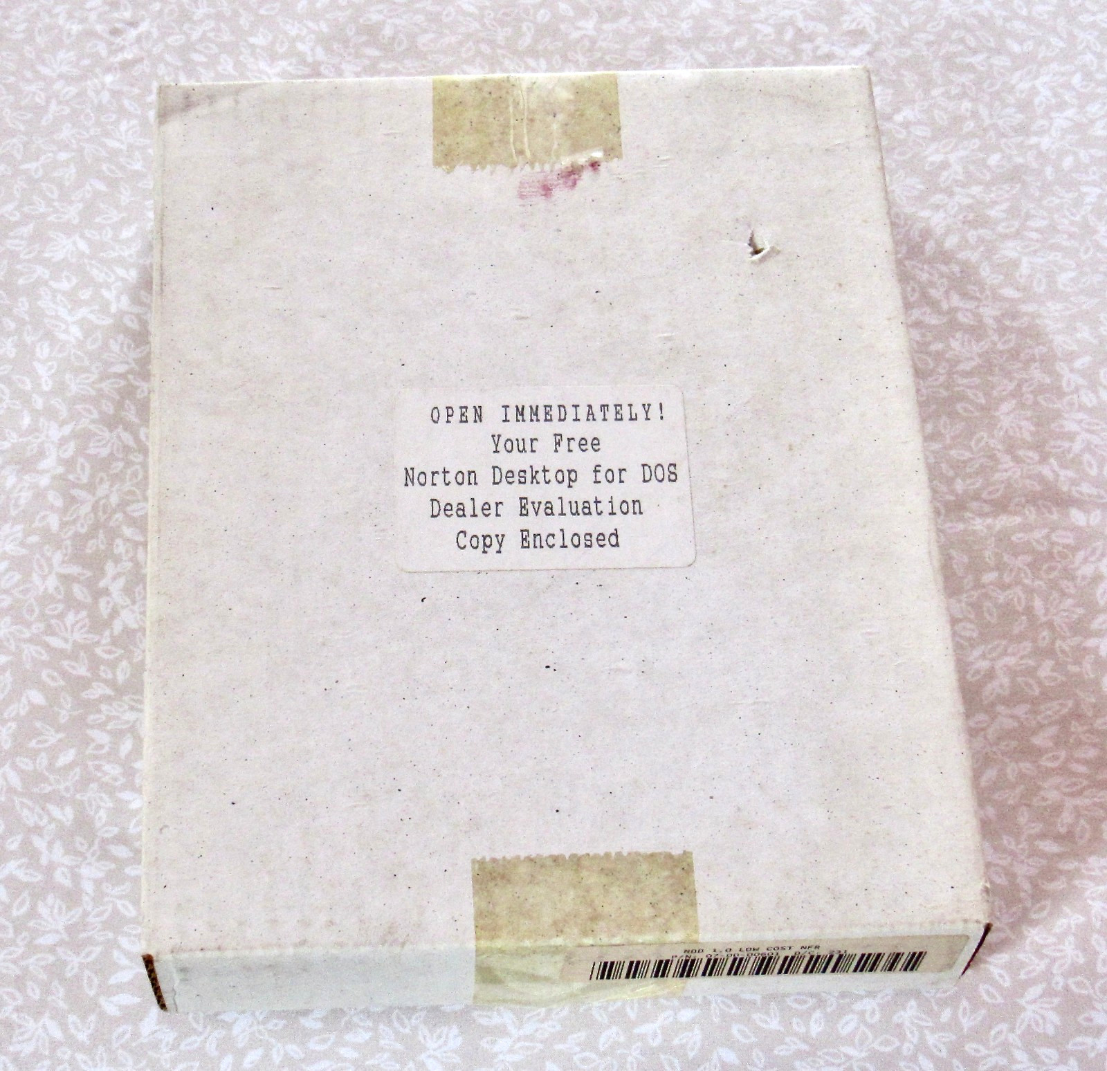 Mystery Find -NEW Unopened Vintage Norton Desktop Computer DOS Dealer Evaluation
