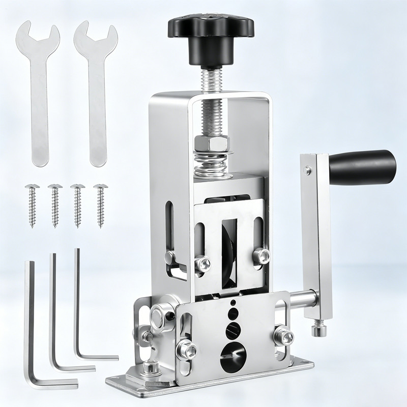 Manual Wire Stripping Machine Drill Powered Hand Crank Wire Stripper Tool 2-25mm