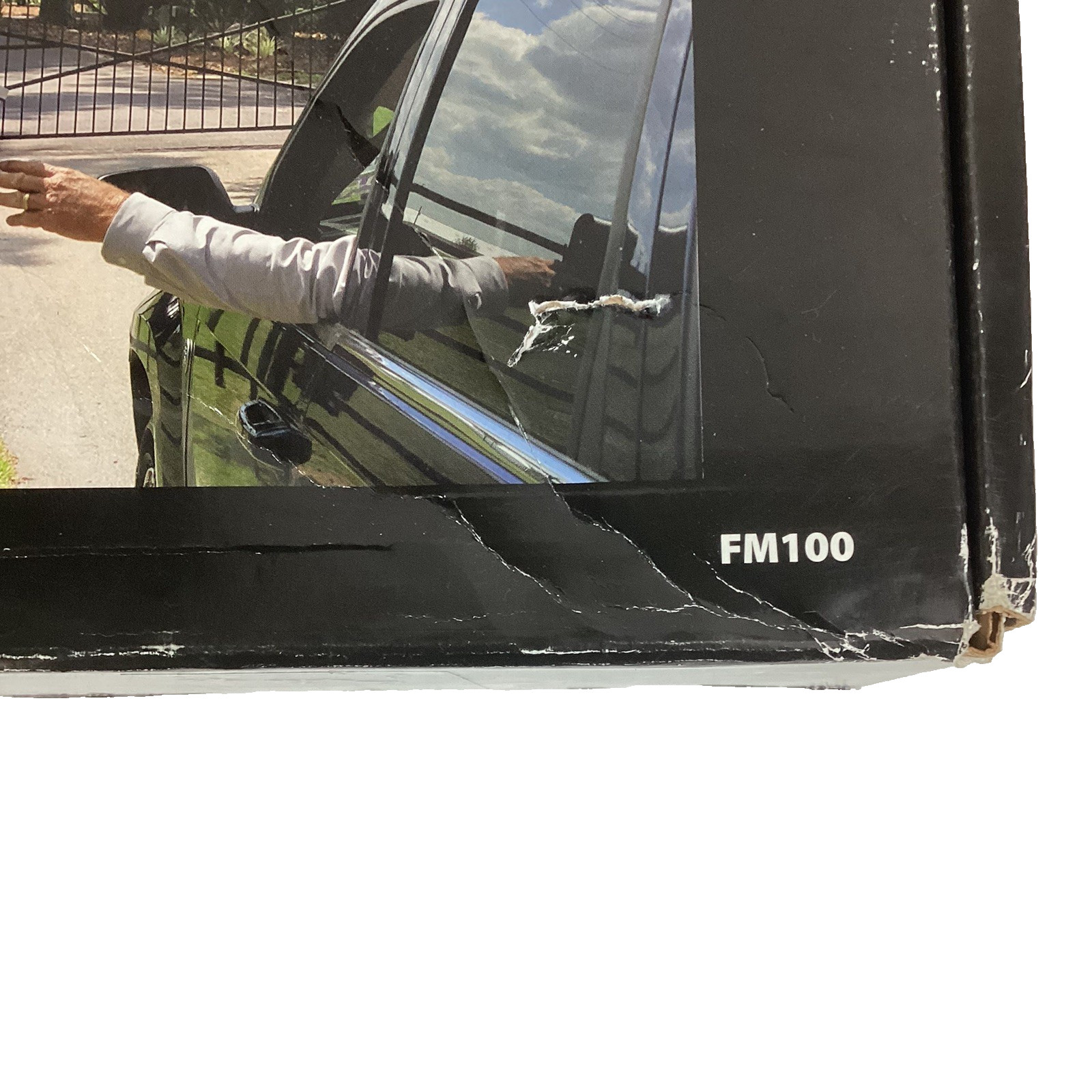 Mighty Mule FM100 Keypad/ Intercom Mounting Post - Black - New Open Box