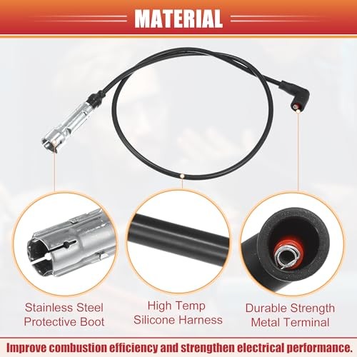 7mm Ignition Coil Harness Cable for Mercedes Spark Plugs