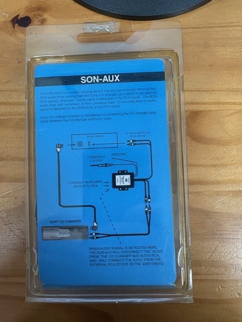 NOS! PIE SONY Auxiliary Audio Switcher SON-AUX