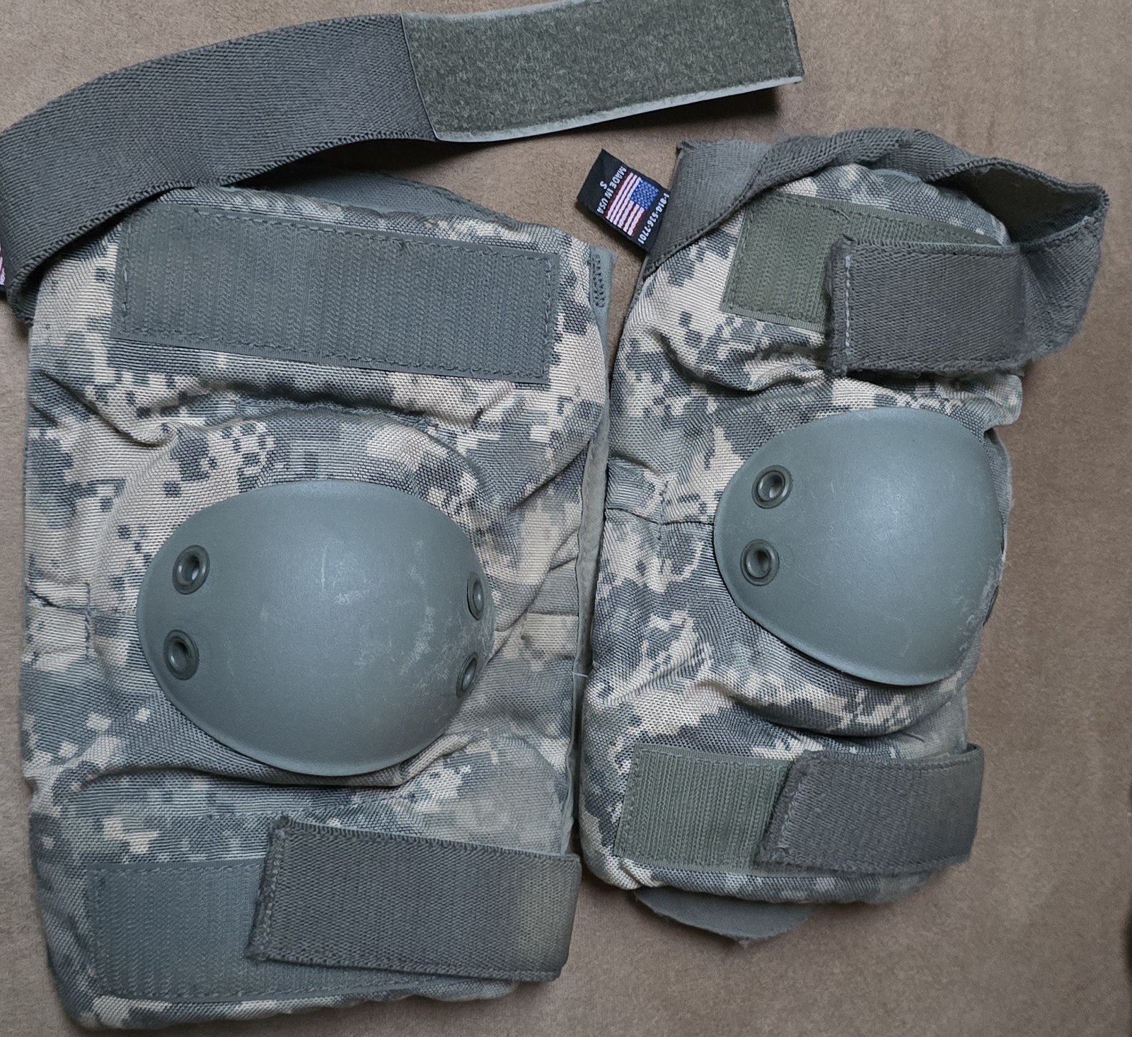 Small ALTA US ARMY MILITARY COMBAT TACTICAL HARD CAP ELBOW PADS PAD ACU Size Sm