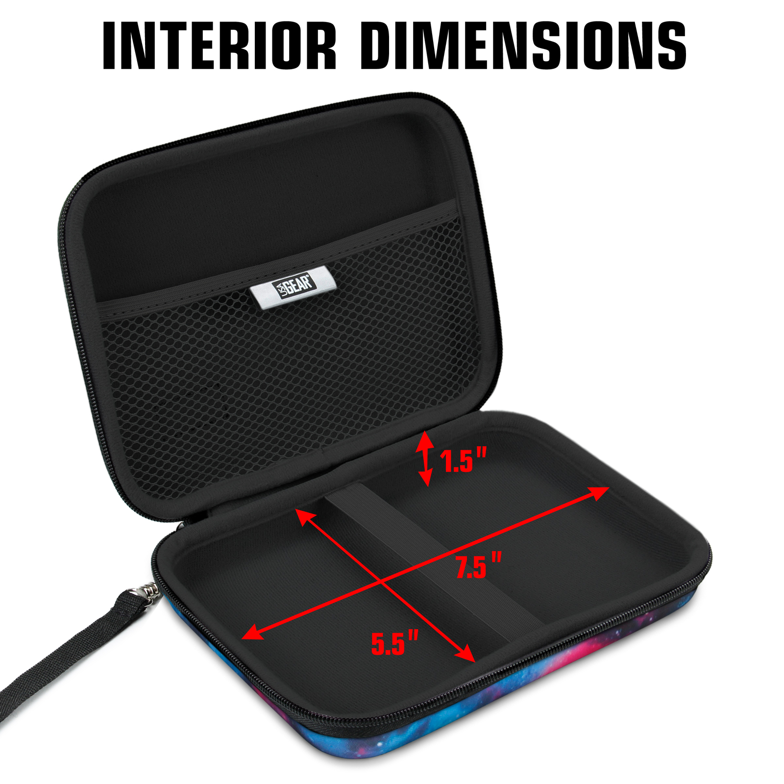 Forehead Thermometer Case with Protective Hard Shell Exterior