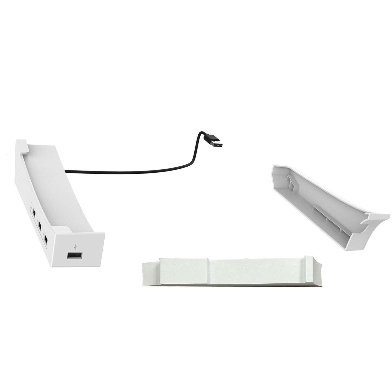 Holder Bracket With 4 Port USB Hub High Quality Replacement For PS5 Slim Console