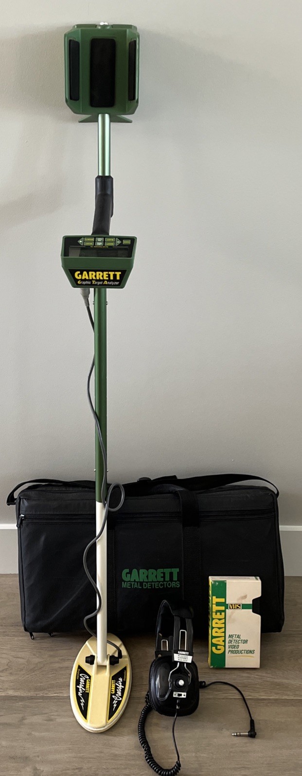 Garrett Metal Detector GTA Ultra 1000 Crossfire Headphones Carrying Case Works