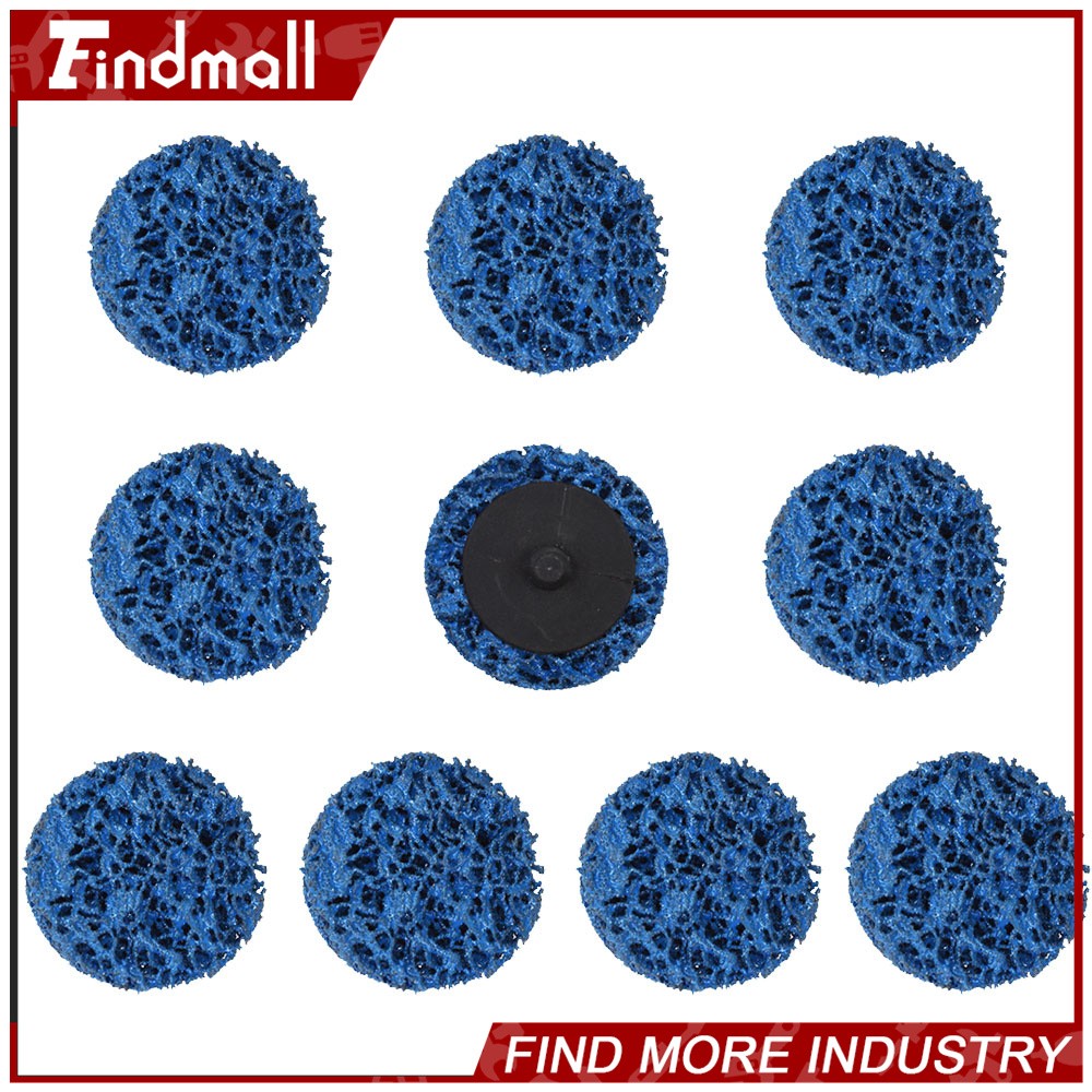 Findmall 10 Pack 2" Blue Quick Change Easy Strip & Clean Discs New