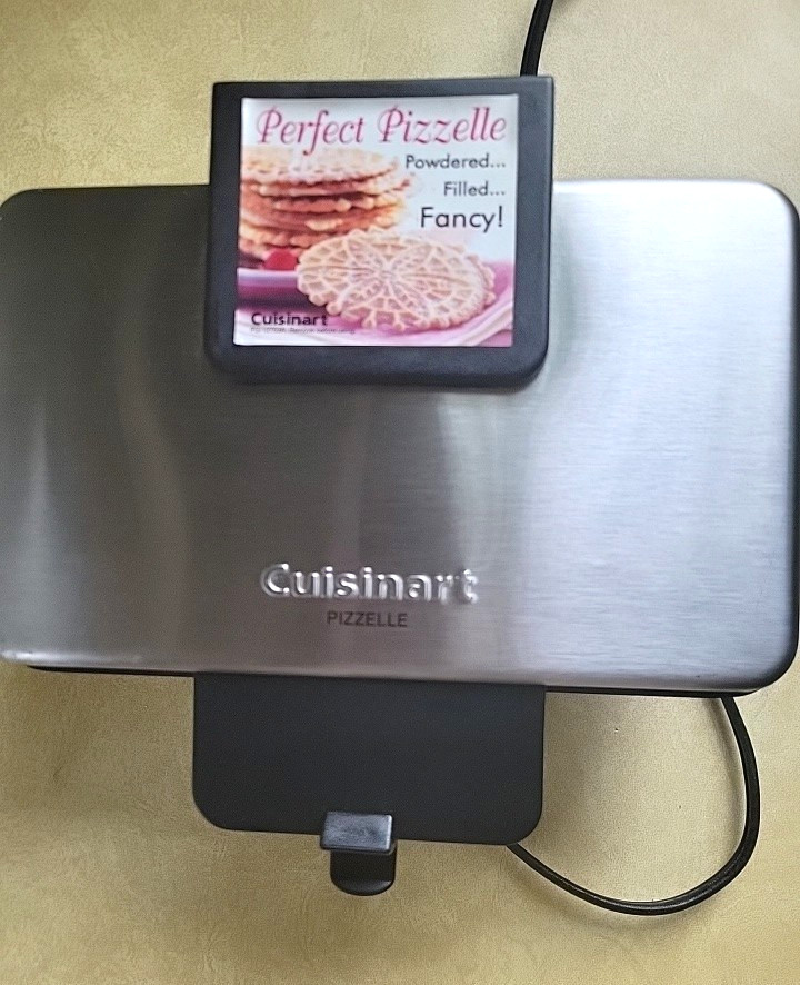 Cuisinart Perfect Pizzelle - Non-Stick Press/ Maker WM-PZ2C - TESTED & WORKING