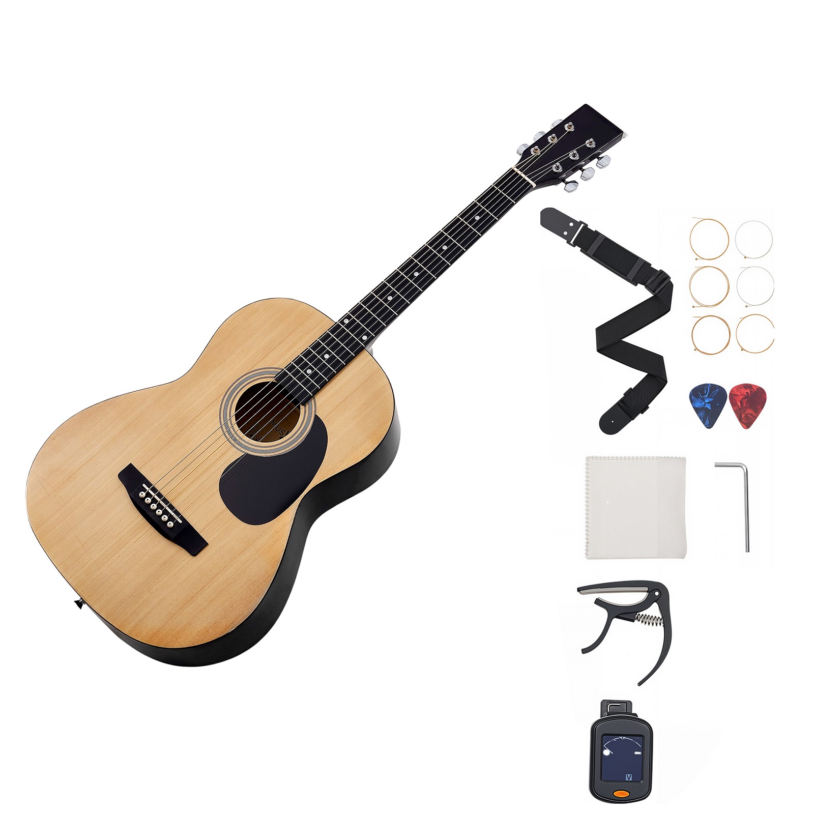 Uimoso Acoustic Guitar Starter Set with Gig Bag for Beginners