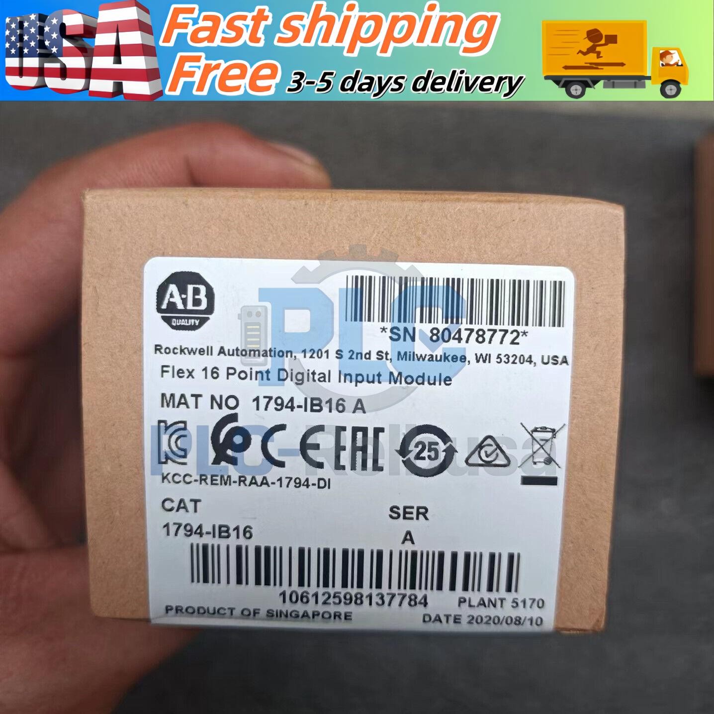NEW Factory Sealed Allen-Bradley 1794-IB16 Flex 16 Point Digital Input Module US