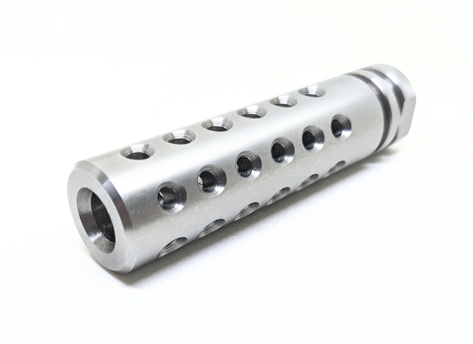5/8-24 300 PRC 3.5 Inch Muzzle Brake Stainless Steel /Crush washer