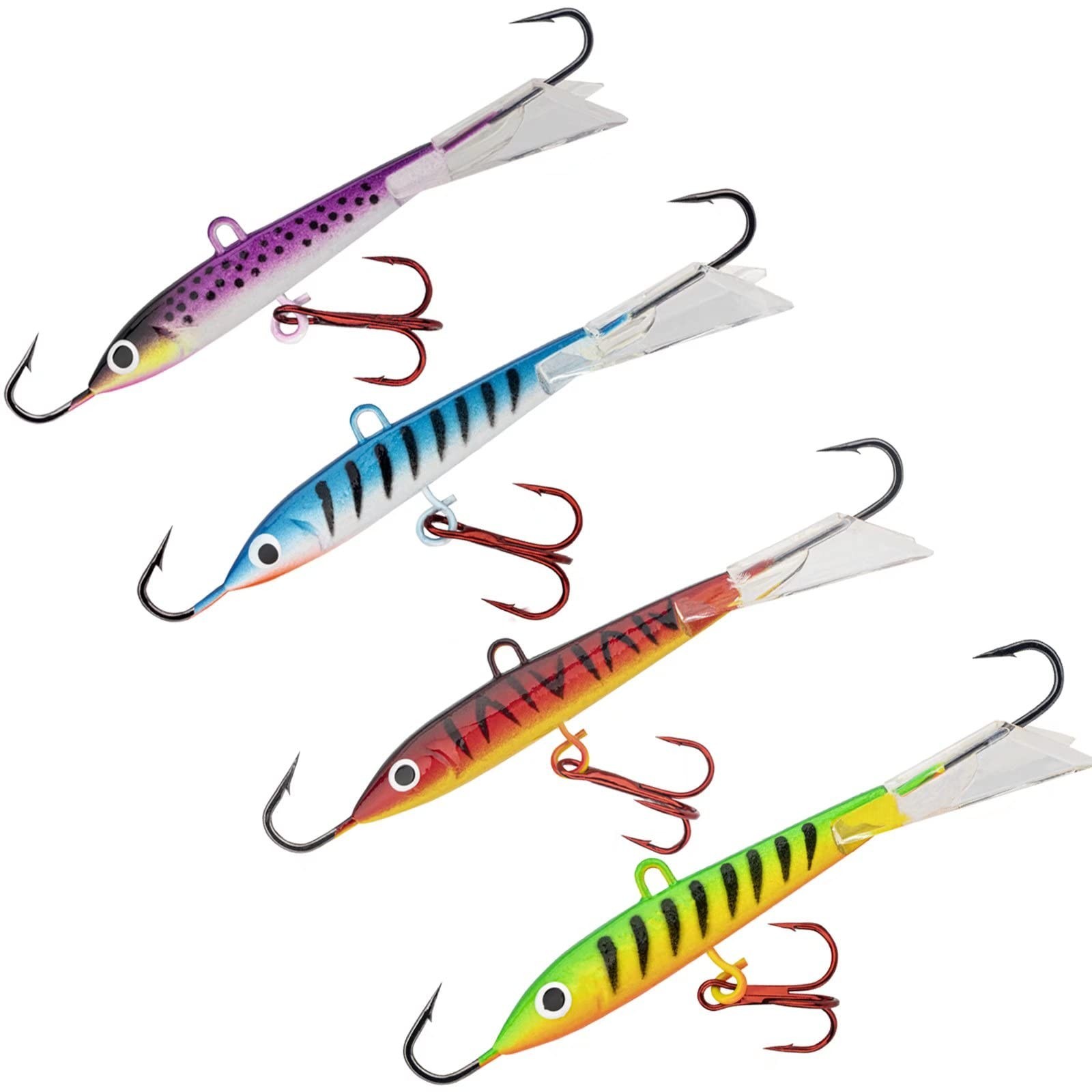THKFISH Ice Fishing Jigs Ice Fishing Lures Ice Fishing Gear for Crappie, Panf...