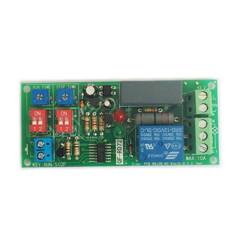 Ultra Reliable AC110V 120V 220V Timer Switch Module for Delay Cycle Management