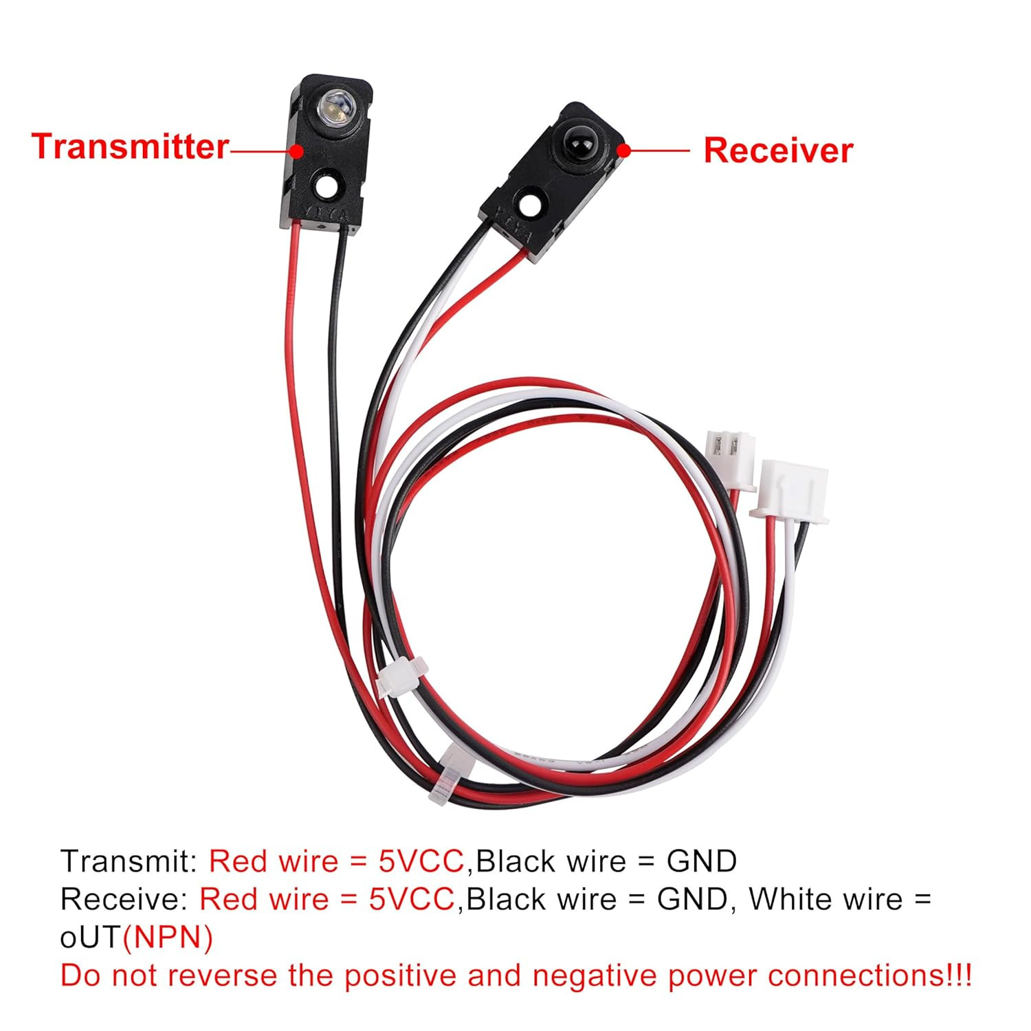 IR Break Beam Sensor 5MM Leds Counting Module Split Through-Beam Photoelectric S
