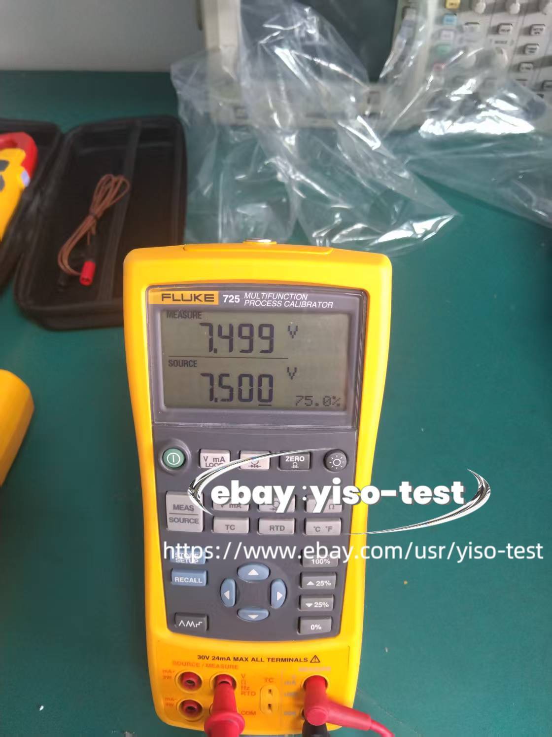 1PCS Fluke 725 Multifunction Process Calibrator /Good function ##
