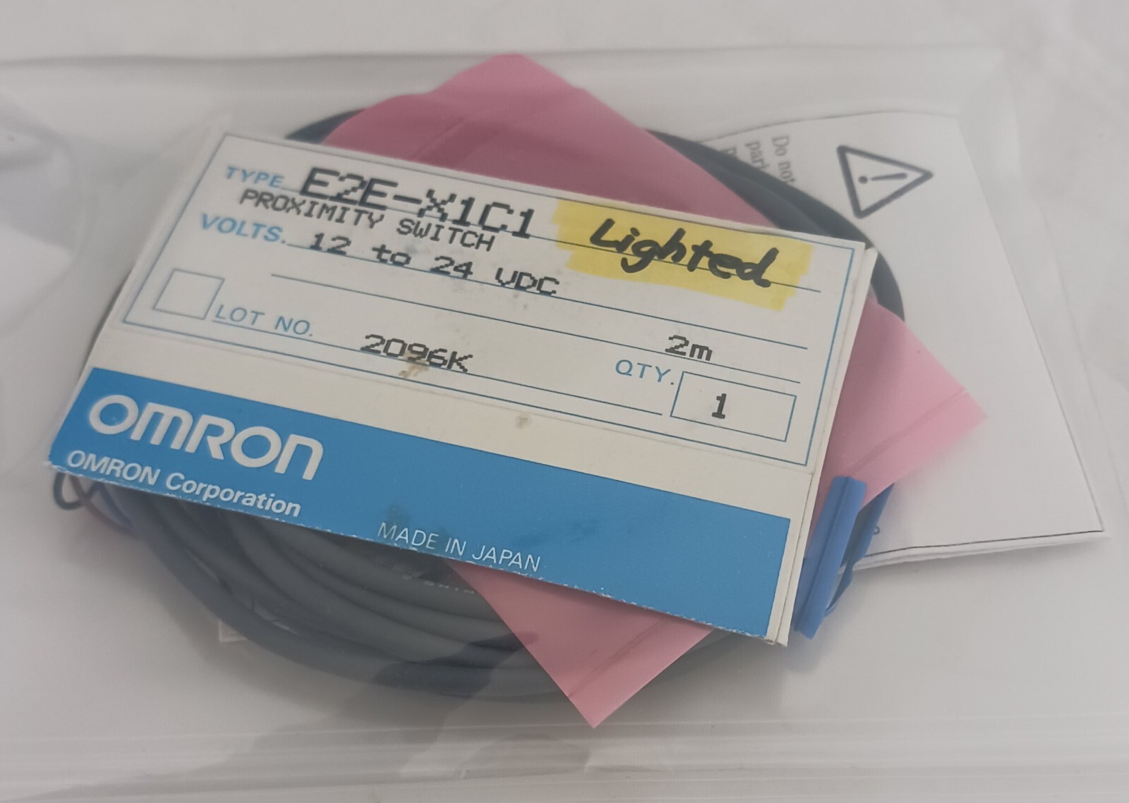 Omron E2E-X1C1 / E2EX1C1 Proximity Switch. NEW Free Shipping