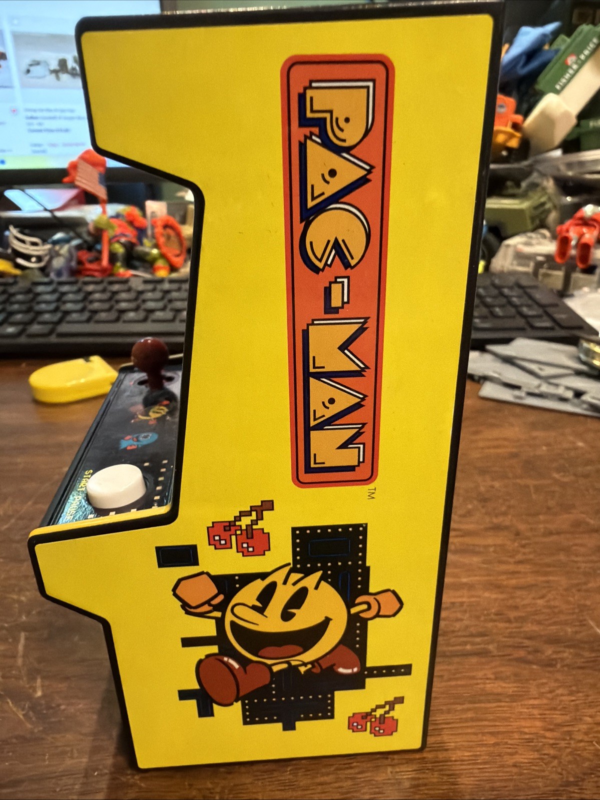 Pac-Man Handheld Mini Arcade Game Bandai Namco Tested Working