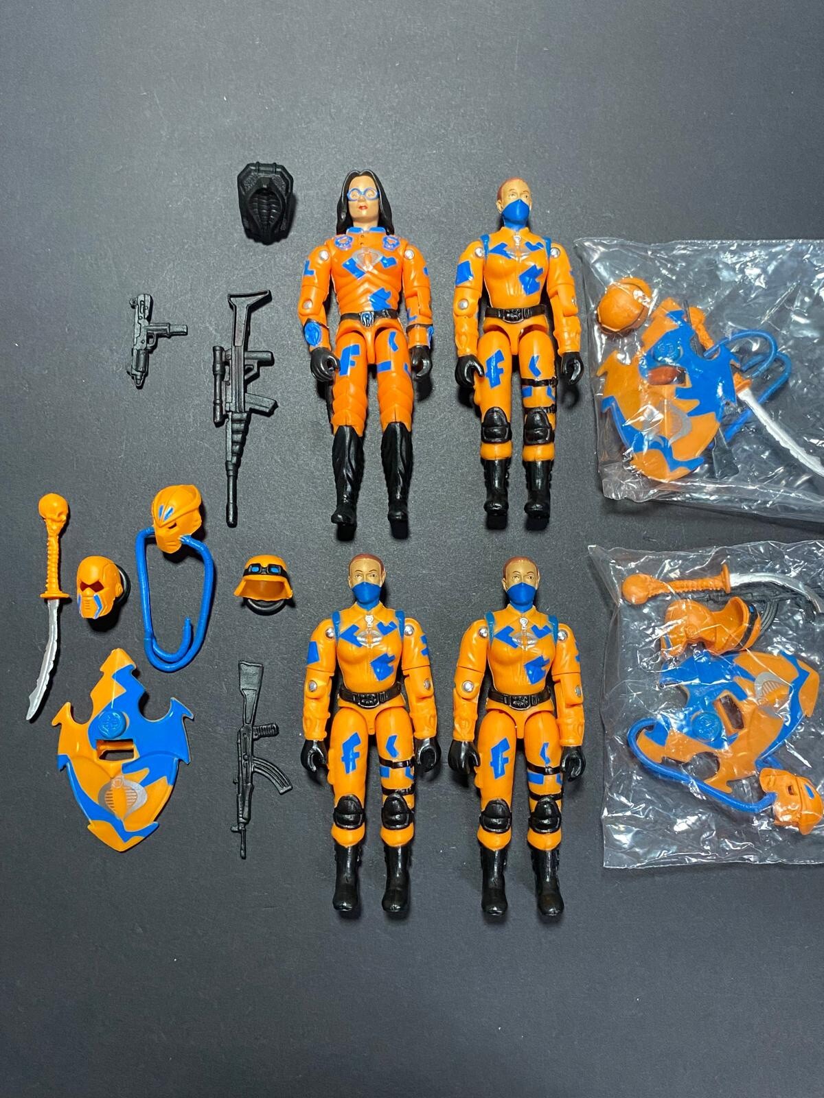 GIJOE 2024 LADYJAYETOYS TEAM ALLEY VIPER [BARONESS & 3 FEMALE TROOPERS]