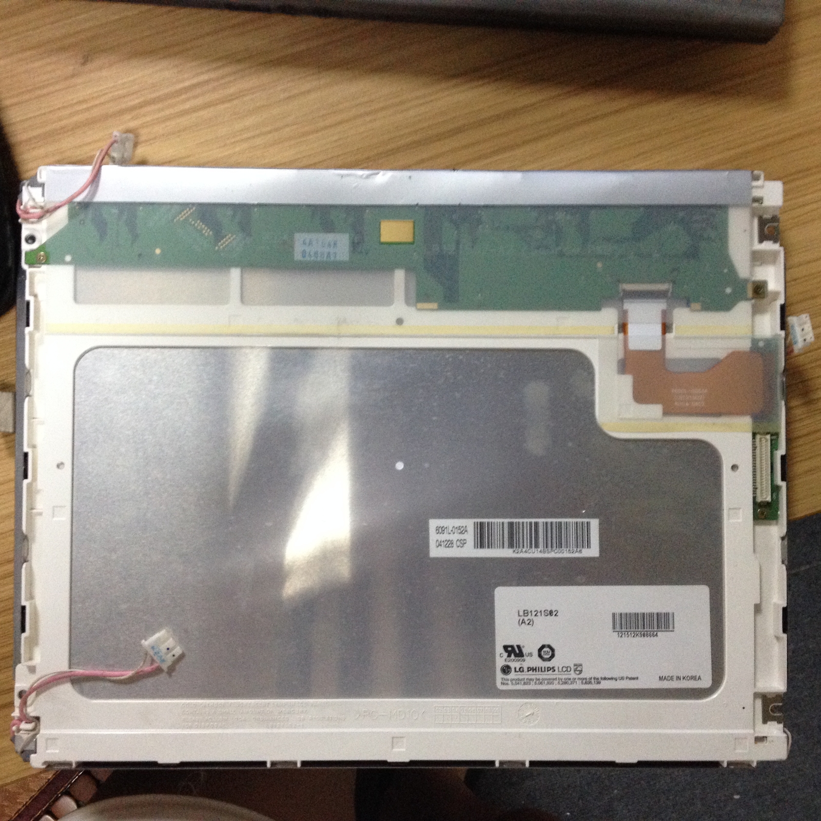 12.1 “ inch LB121S02(A2)  800*600 180 days warranty ,a-Si TFT-LCD Display.