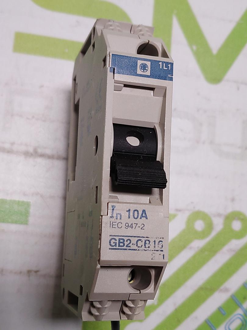 SCHNEIDER ELECTRIC TELEMECANIQUE GB2-CB16 10A 1-POLE CIRCUIT BREAKER