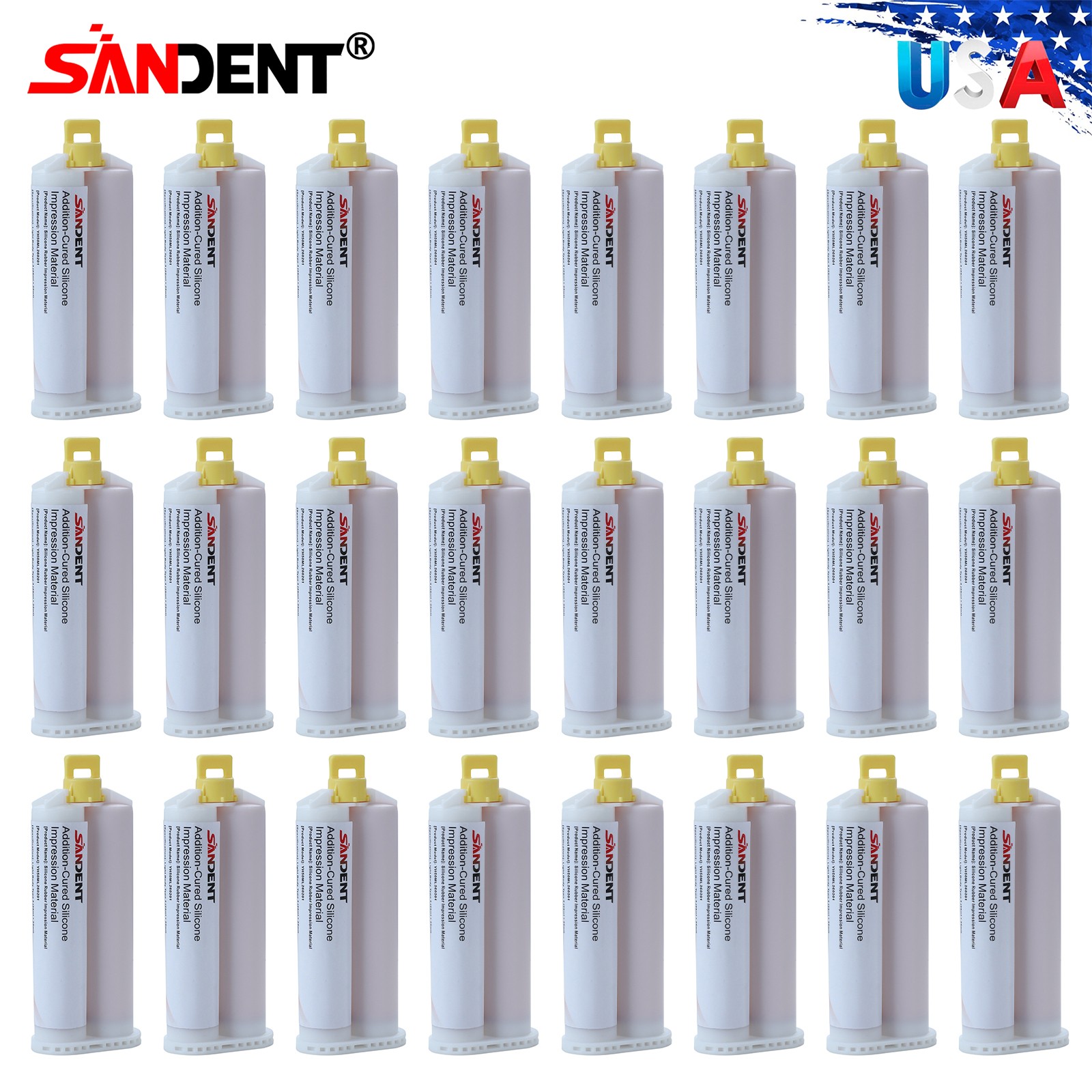 REGULAR SET Light Body Dental Impression Material VPS 50ml 5 Tips FO