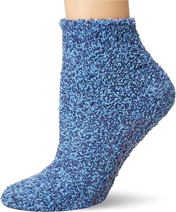 New Dr. Scholls 2 PAIR Low Cut Soothing Spa W/ Grippers Womens Size 4-10 SOCKS