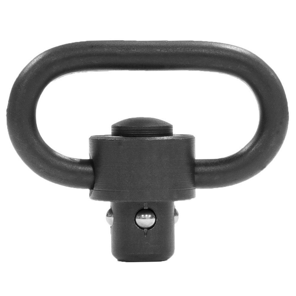 GrovTec Heavy Duty Black Nitride Push Button QD 1.25" Sling Swivel - GTSW314